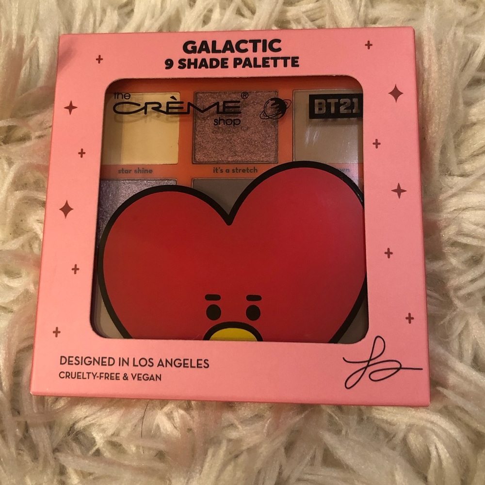 SOLD NEW BT21 x The Creme shop Tata Galactic 9 shade palette